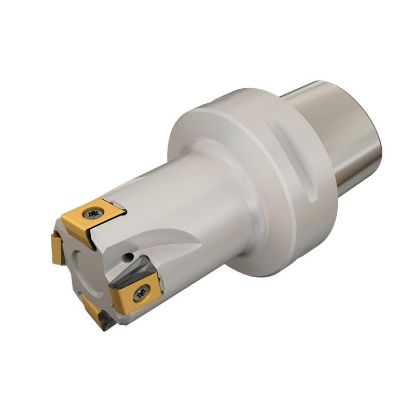 Picture of ISCAR T490 ELN D40-4-L80C6-R-13 Milling Cutter 90.0° 1.575 Diameter PSC "Capto Type" 2.362 4.646 OAL 4 Flute