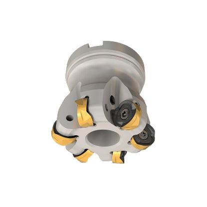 Picture of ISCAR H606 FR D4.00-09-1.50-.50 Milling Cutter Button Cutter 4.000 Diameter Face Mill 1.500 2.000 OAL 9 Flute