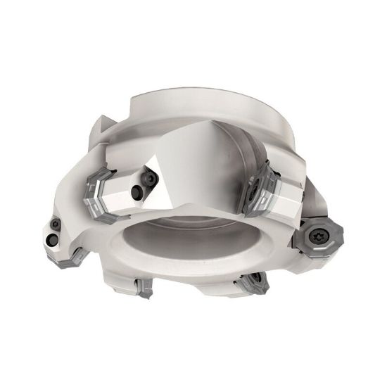 Picture of ISCAR HOF D8.0-12-2.50-R07 Milling Cutter 42.0° 8.000 Diameter Face Mill 2.500 2.020 OAL 12 Flute