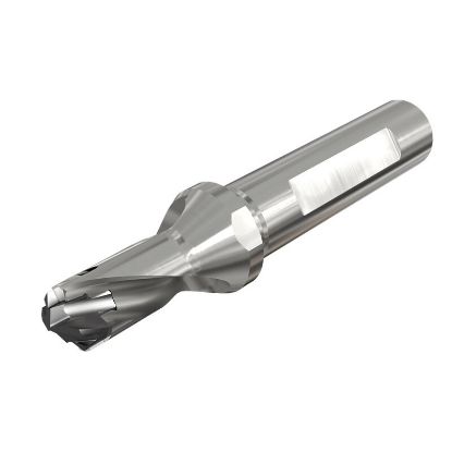 Picture of ISCAR DCN 0866-130-100A-1.5D 0.866" Indexable Head Drill s with Coolant Holes and One Flat Shank, Drill ing Depth 1.5xD