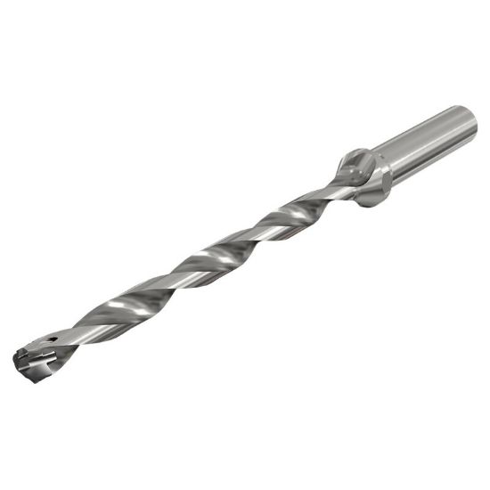 Picture of ISCAR DCN 1181-1417-125R-12D 1.181" Indexable Head Drill s with Coolant Holes and a Cylindrical Shank, Drill ing Depth 12xD