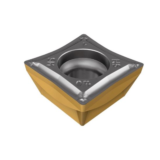 Picture of ISCAR QC95MT100504-SM IC830 Turning Insert Square Carbide AlTiN + TiN 0.016 Corner Radius