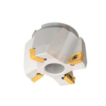 Picture of ISCAR F75A D3.00-1.00-M Milling Cutter 75.0° 3.000 Diameter Face Mill 1.000 1.750 OAL 5 Flute