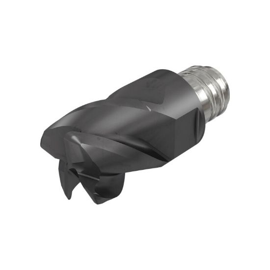 Picture of ISCAR MM EC125H1.5C024-4T21 IC908 DIA 1-1/4 SH 1.1810 LOC 1.50 OAL 3.0740Screw On Head Standard Flute Standard Helix Carbide TiAlN Single End Corner Radius MULTI-MASTER