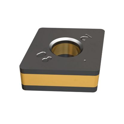 Picture of ISCAR CNMA643 IC428 Turning Insert 80.0° Carbide TIC + Al2O3 0.047 Corner Radius
