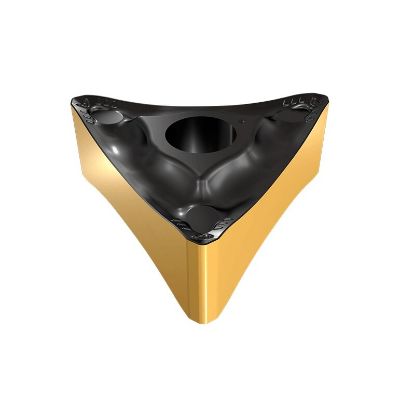 Picture of ISCAR TNMX342 M3PW IC830 Turning Insert Triangle Carbide AlTiN + TiN 0.031 Corner Radius
