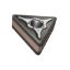 Picture of ISCAR TNMG432 M3M IC830 Turning Insert Triangle Carbide AlTiN + TiN 0.031 Corner Radius