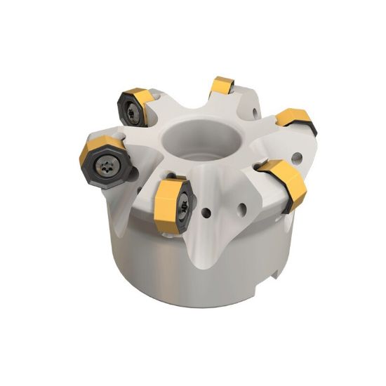 Picture of ISCAR FF SOF 8/16 D3.0-07-1.00R Milling Cutter 3.000 Diameter Face Mill 1.000 1.768 OAL 7 Flute