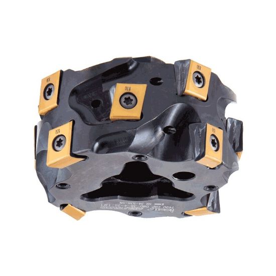Picture of ISCAR T490 CAP-D63-36-3-20-13FT Milling Cutter 90.0°, Corn Cob 2.480 Diameter Iscar Cap 2.480 1.417 OAL 9 Flute