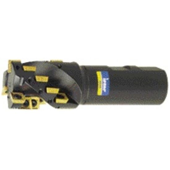 Picture of ISCAR SPK 1.25-1.4W1.25-10 Milling Cutter 90.0°, Corn Cob 1.250 Diameter Weldon 1.250 4.500 OAL 8 Flute