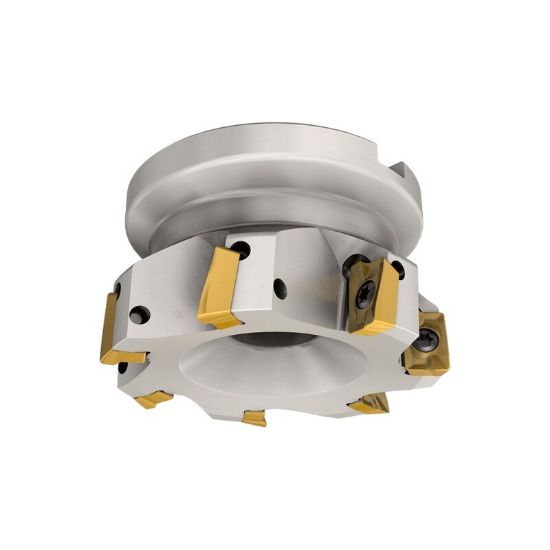 Picture of ISCAR HM90 F90A D6.00-8-2.00 Milling Cutter 90.0° 6.000 Diameter Face Mill 2.000 2.380 OAL 8 Flute