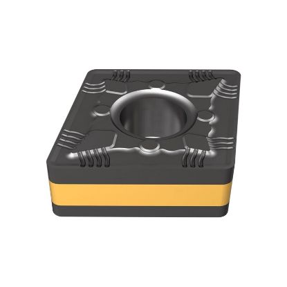 Picture of ISCAR CNMG544-NR IC907 Turning Insert 80.0° Carbide TiAIN + TiN 0.063 Corner Radius