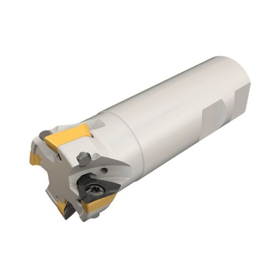 Picture of ISCAR HM390 ETD D1.5-4-W1.25-15 Milling Cutter 90.0° 1.500 Diameter Weldon 1.250 4.000 OAL 4 Flute
