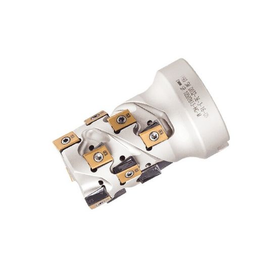 Picture of ISCAR T490 SMD1.25-1.44-3-.50-8 Milling Cutter 90.0°, Corn Cob 1.250 Diameter Face Mill 0.500 2.250 OAL 15 Flute