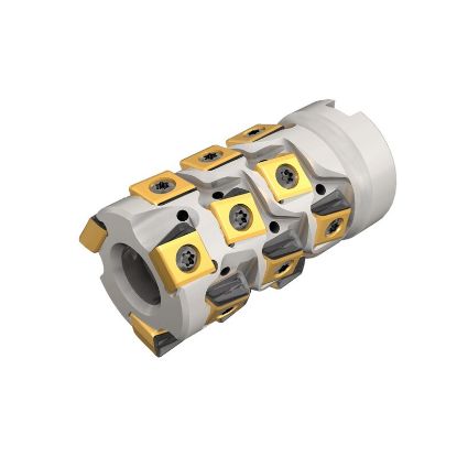 Picture of ISCAR T490 SM-D2.0-2.3-4-1.0-11 Milling Cutter 90.0°, Corn Cob 2.000 Diameter Face Mill 0.875 3.250 OAL 28 Flute