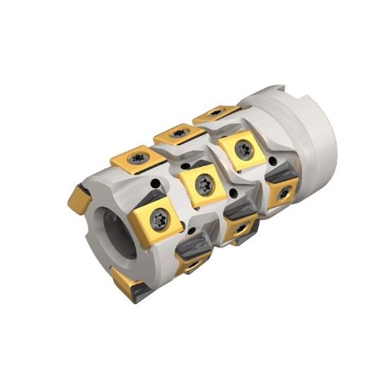 Picture of ISCAR T490 SM-D2.0-2.3-4-1.0-11 Milling Cutter 90.0°, Corn Cob 2.000 Diameter Face Mill 0.875 3.250 OAL 28 Flute