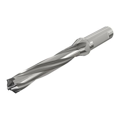 Picture of ISCAR D3N 0630-315-075A-5D 0.63" Exchangeable Head 3 Flute Drill s with Coolant Holes and One Flat Shank, Drill ing Depth 5xD