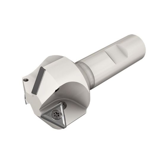 Picture of ISCAR E30 D .62-W .75 Milling Cutter 30.0° 0.625 Diameter Weldon 0.750 3.540 OAL 3 Flute