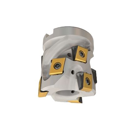 Picture of ISCAR T490 SM-D3.0-18-5-1.25-13 Milling Cutter 90.0°, Corn Cob 3.000 Diameter Face Mill 1.250 2.700 OAL 20 Flute