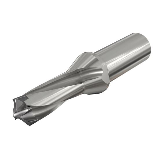 Picture of ISCAR D3N 0945-142-125R-1.5D 0.945" Exchangeable Head 3 Flute Drill s with Coolant Holes and Round Shank, Drill ing Depth 1.5xD