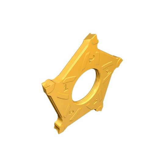 Picture of ISCAR PENTA D40R300PB-6D IC808G Cut Off,Grooving Insert 0.008 Corner Radius 0.118 Wide TiAlN + AlTiN + TiN
