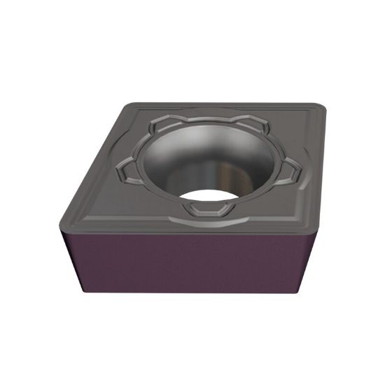 Picture of ISCAR CCMT2-1-M3M IC807 Turning Insert 80.0° Carbide TiAIN + TiN 0.016 Corner Radius