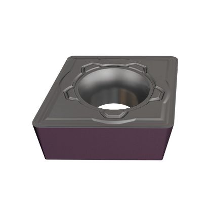 Picture of ISCAR CCMT2-2-M3M IC807 Turning Insert 80.0° Carbide TiAIN + TiN 0.031 Corner Radius