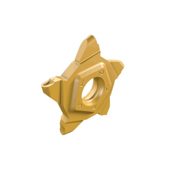 Picture of ISCAR PENTA 24N157C079 IC908 Cut Off,Grooving Insert 0.031 Corner Radius 0.062 Wide TiAlN