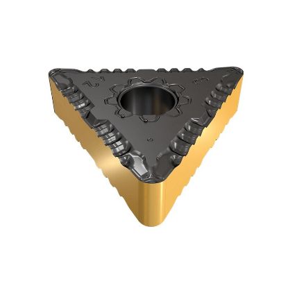 Picture of ISCAR TNMG331 F3P IC8250 Turning Insert Triangle Carbide TiCN + Al2O3 + TiN 0.016 Corner Radius