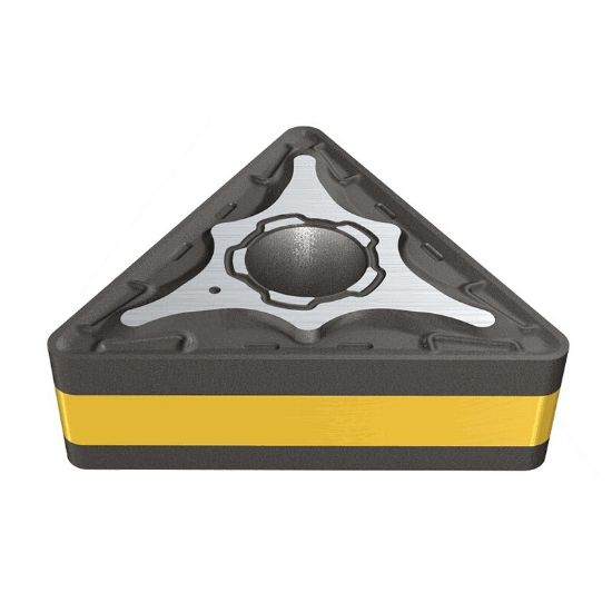 Picture of ISCAR TNMG332 M3P IC8250 Turning Insert Triangle Carbide TiCN + Al2O3 + TiN 0.031 Corner Radius