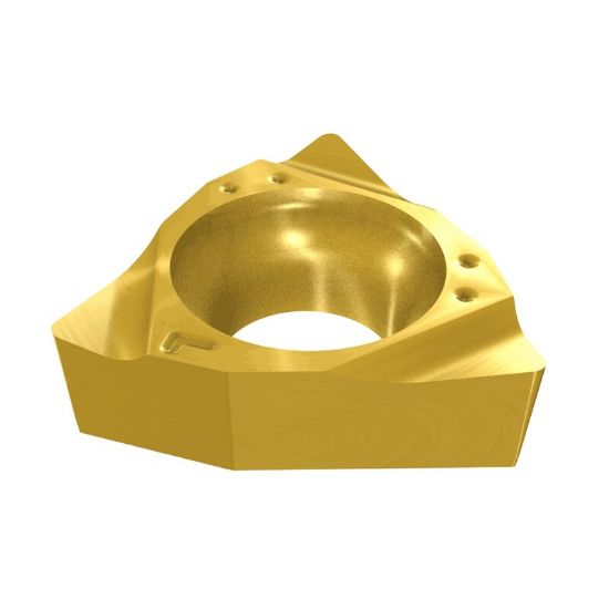 Picture of ISCAR WBMT52.004R IC908 Turning Insert Trigon Carbide TiAlN 0.004 Corner Radius