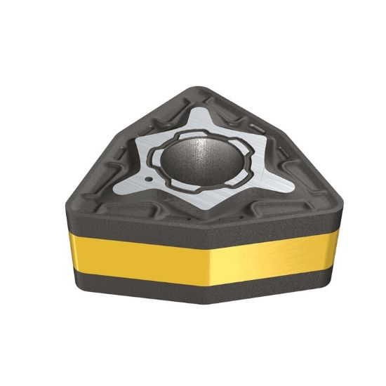 Picture of ISCAR WNMG3-3 M3P IC8250 Turning Insert Trigon Carbide TiCN + Al2O3 + TiN 0.047 Corner Radius