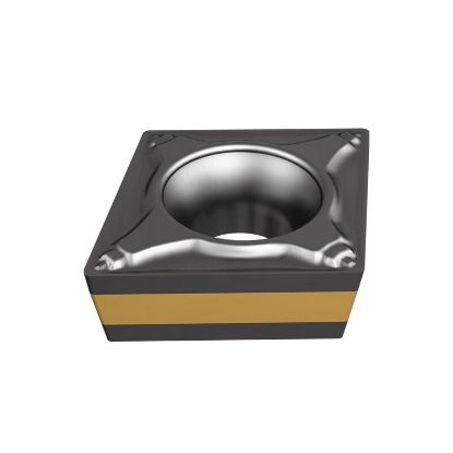 Picture of ISCAR CCMT2-0-F3P IC807 Turning Insert 80.0° Carbide TiAIN + TiN 0.008 Corner Radius