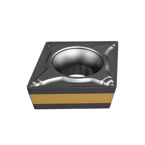 Picture of ISCAR CCMT2-0-F3P IC807 Turning Insert 80.0° Carbide TiAIN + TiN 0.008 Corner Radius