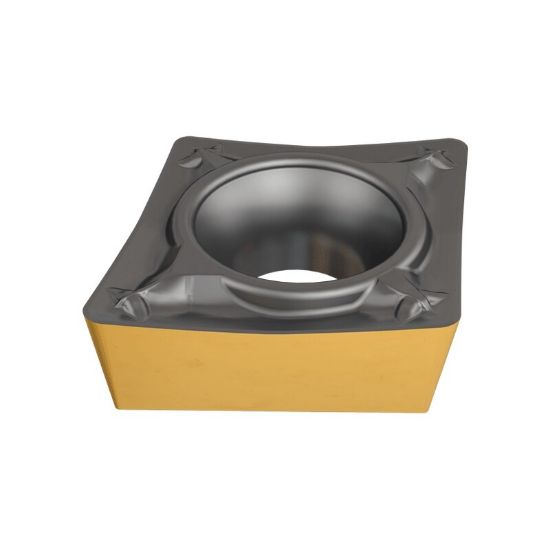 Picture of ISCAR CCMT2-2-M3P IC807 Turning Insert 80.0° Carbide TiAIN + TiN 0.031 Corner Radius