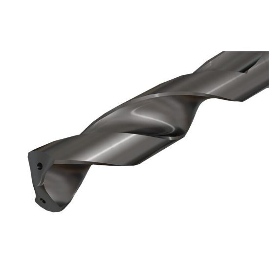 Picture of ISCAR SCD 0609-208-0625ACP3 IC908 0.609" Solid Carbide Drill s with Coolant Holes, Drill ing Depth 3xD