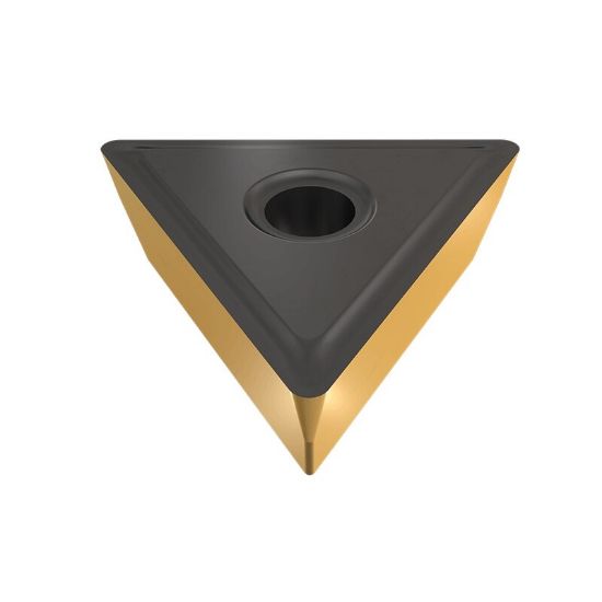 Picture of ISCAR TPMR322 PF IC9250 Turning Insert Triangle Carbide TiCN + Al2O3 + TiN 0.031 Corner Radius