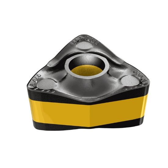 Picture of ISCAR WNMX452-M4PW IC8250 Turning Insert Trigon Carbide TiCN + Al2O3 + TiN 0.031 Corner Radius