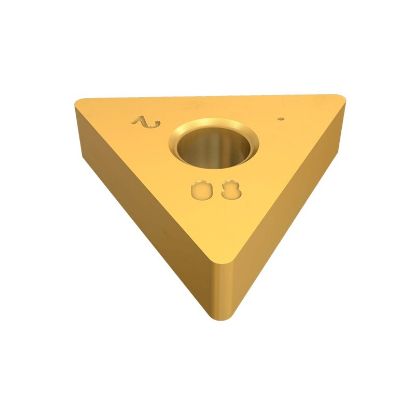 Picture of ISCAR TNMA332 IC5010 Turning Insert Triangle Carbide TiCN + Al2O3 + TiN 0.031 Corner Radius