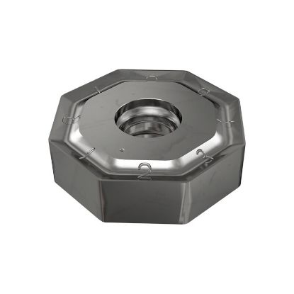 Picture of ISCAR ONMU080608-TN-MM IC328 Milling Insert Octagonal 0.031 Corner Radius TiCN