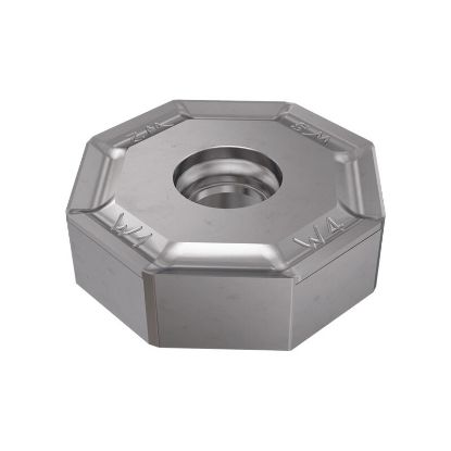 Picture of ISCAR ONHU0806AN-N-W IC910 Milling Insert Octagonal 0.020 Corner Radius AlTiN