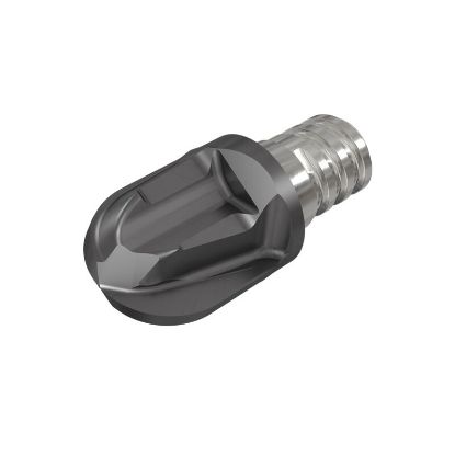 Picture of ISCAR MM HRF.312-2T05 IC903 DIA 5/16 SH T05 LOC 0.3120 OAL 0.6700End Mill,Replacable Head Standard Flute High Helix Carbide TiAlN Single End Ball Nose MULTI-MASTER