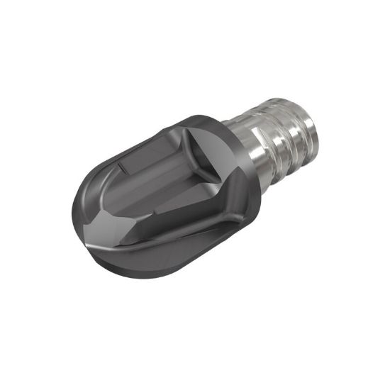 Picture of ISCAR MM HRF.312-2T05 IC903 DIA 5/16 SH T05 LOC 0.3120 OAL 0.6700End Mill,Replacable Head Standard Flute High Helix Carbide TiAlN Single End Ball Nose MULTI-MASTER