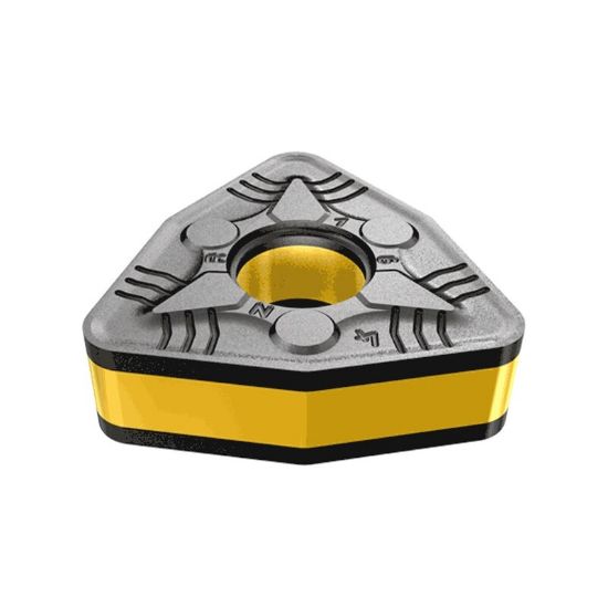 Picture of ISCAR WNMG434 NR IC8250 Turning Insert Trigon Carbide TiCN + Al2O3 + TiN 0.063 Corner Radius