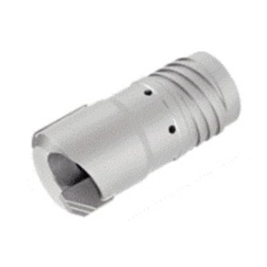 Picture of ISCAR IDC-E1 1.130-1.220 NOM 0 1.13" Deep Double Tube Counterbore with a Through Hole, External 4 Start Thread and a Brazed Tip (.725-2.559 dia.)