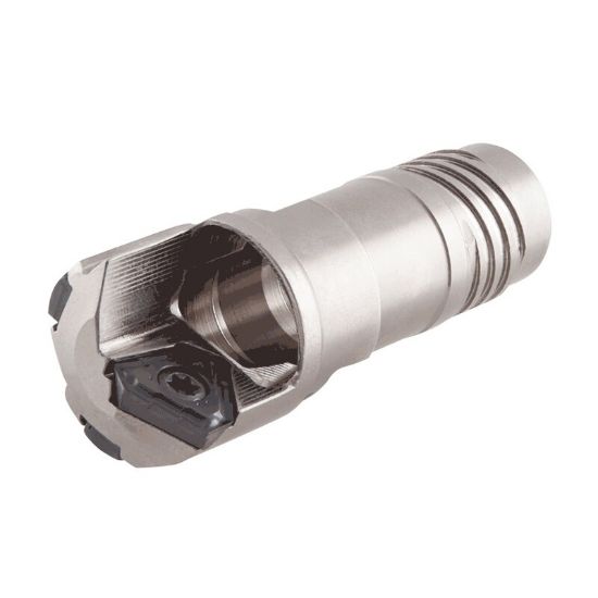 Picture of ISCAR ISD-EF 0.630-.657-FT 0.63" Deep Single Tube Drill s with External 4 Start Thread Connection Carrying Triangular Inserts (.630-1.102 dia.)