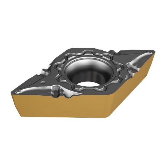 Picture of ISCAR DCMT3-0-F3P IC8250 Turning Insert 55.0° Carbide TiCN + Al2O3 + TiN 0.008 Corner Radius