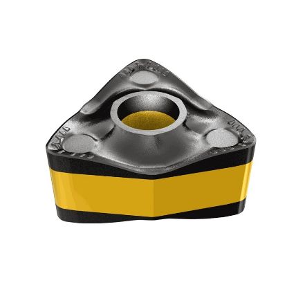 Picture of ISCAR WNMX341-M3PW IC8250 Turning Insert Trigon Carbide TiCN + Al2O3 + TiN 0.016 Corner Radius