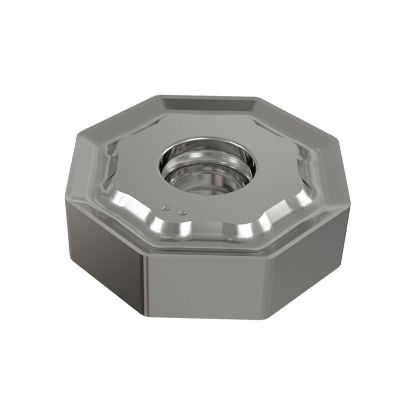 Picture of ISCAR ONMU080608-TN IC810 Milling Insert Octagonal 0.031 Corner Radius AlTiCrN + TiN