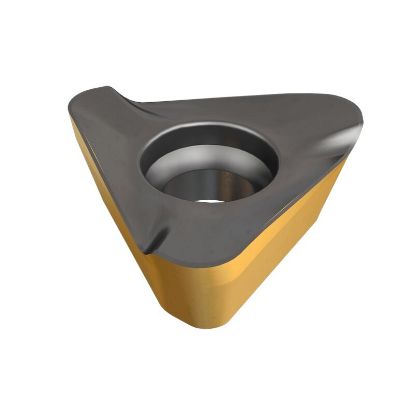 Picture of ISCAR HM390TDKT1505PDR IC330 Milling Insert Triangle 0.031 Corner Radius TiCN + TiN